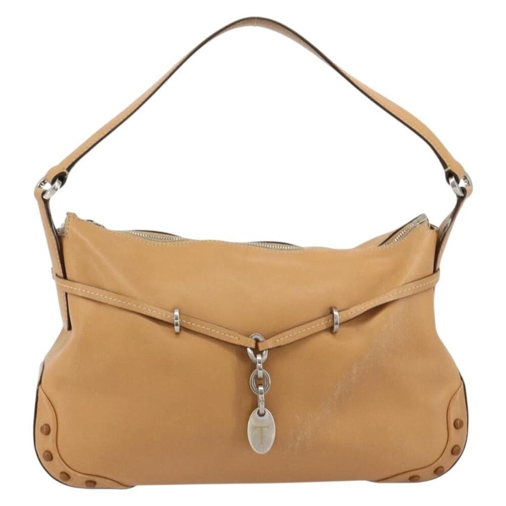 TOD'S Leather Shoulder Bag Brown